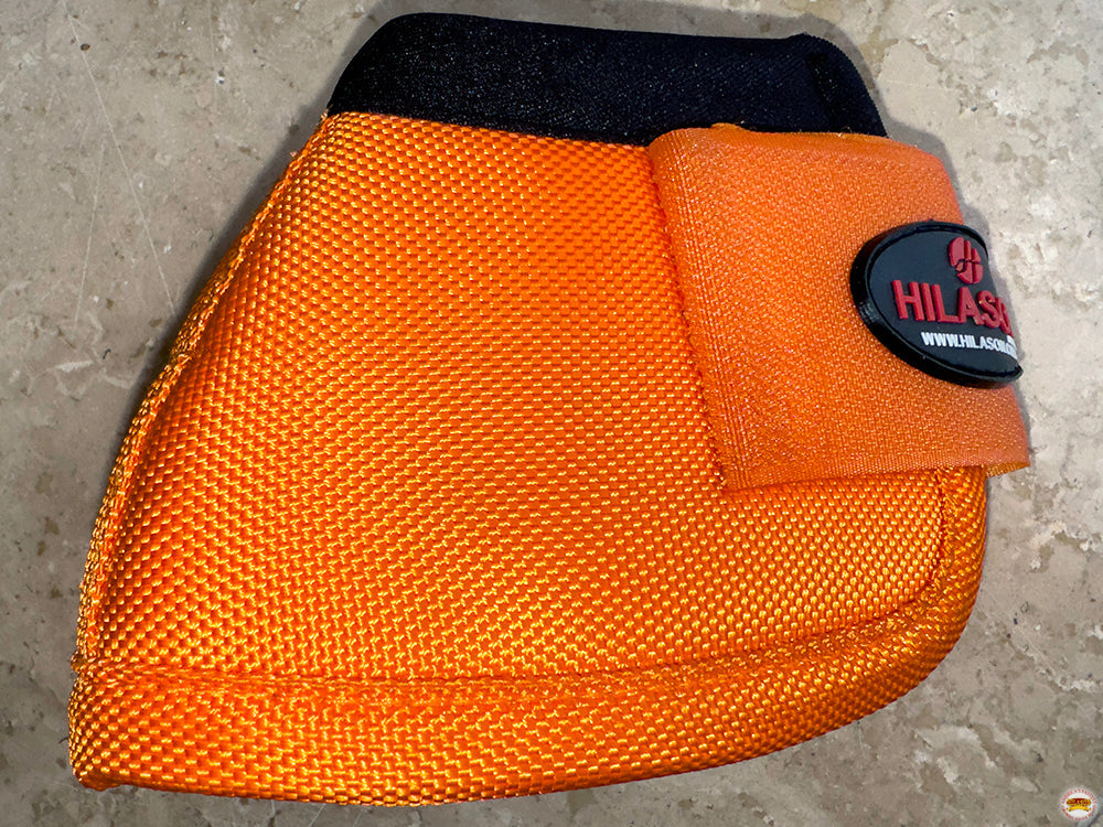 Medium Hilason Horse No Turn Training Protective Shock Absorbing Bell Boots