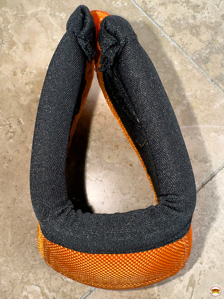 HILASON Ballistic Overreach Bell Boots for Horses Protective, Shock Absorbing, Durable &amp; Comfortable Quick Wrap Hook Loop