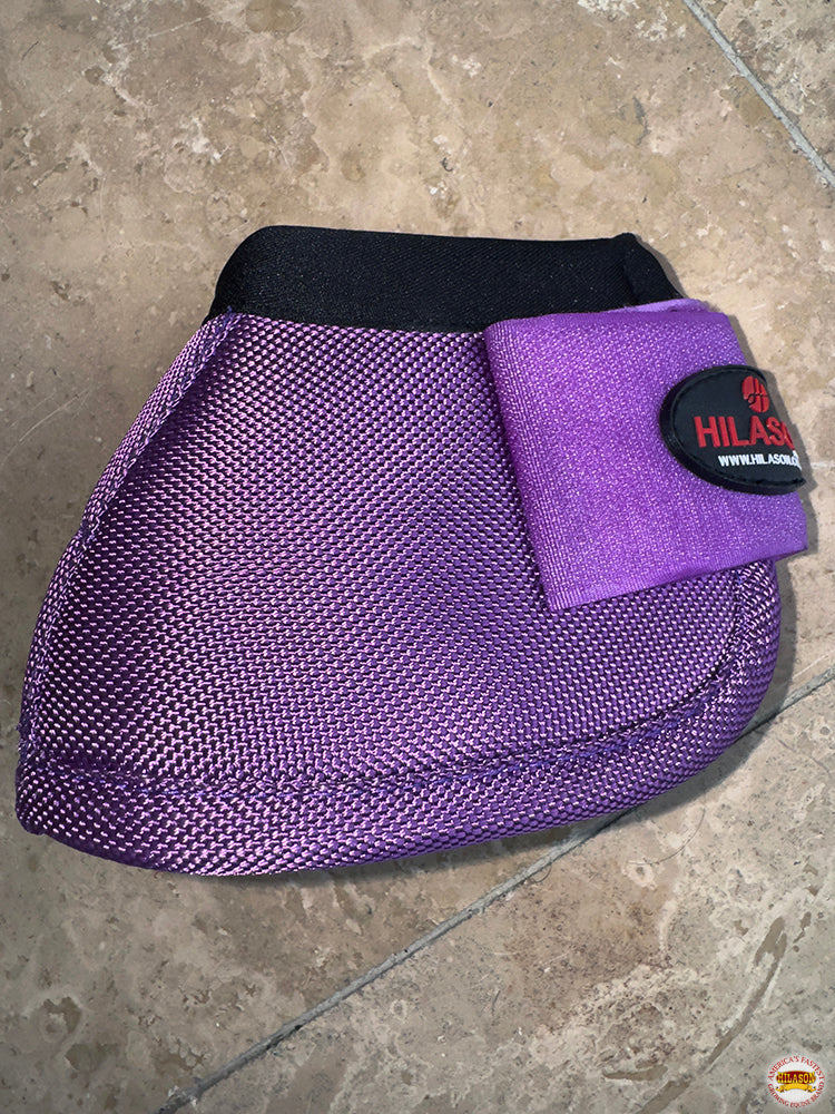 HILASON Ballistic Overreach Bell Boots for Horses Protective, Shock Absorbing, Durable &amp; Comfortable Quick Wrap Hook Loop