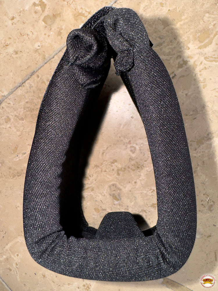 HILASON Ballistic Overreach Bell Boots for Horses Protective, Shock Absorbing, Durable &amp; Comfortable Quick Wrap Hook Loop