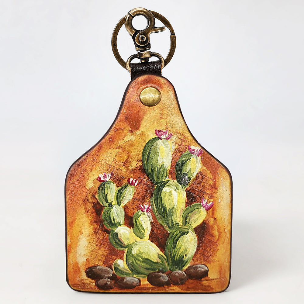 American Darling ADKRM136 Hand Painted Genuine Leather Keyring Key chain