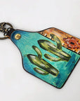 American Darling ADKRM137 Hand Painted Genuine Leather Keyring Key chain