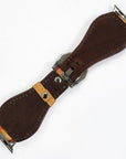 American Darling Hand Tooled I watch Strap Genuine Leather With Beautiful Cactus Hand Painted Smart Watch Strap