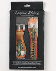 American Darling I watch Strap Genuine Leather With Beautiful Cactus Hand Painted Smart Watch Strap