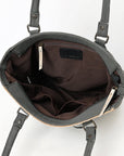 OHLAY Tote Upcycled Canvas Hair On  Genuine Leather Women Bag Western Handbag Purse