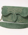 American Darling Suede Bag Genuine Leather Clutch Bag
