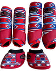 Hilason Horse Medicine No Turn Bell Boots Sports Front Rear Hind Leg Protective