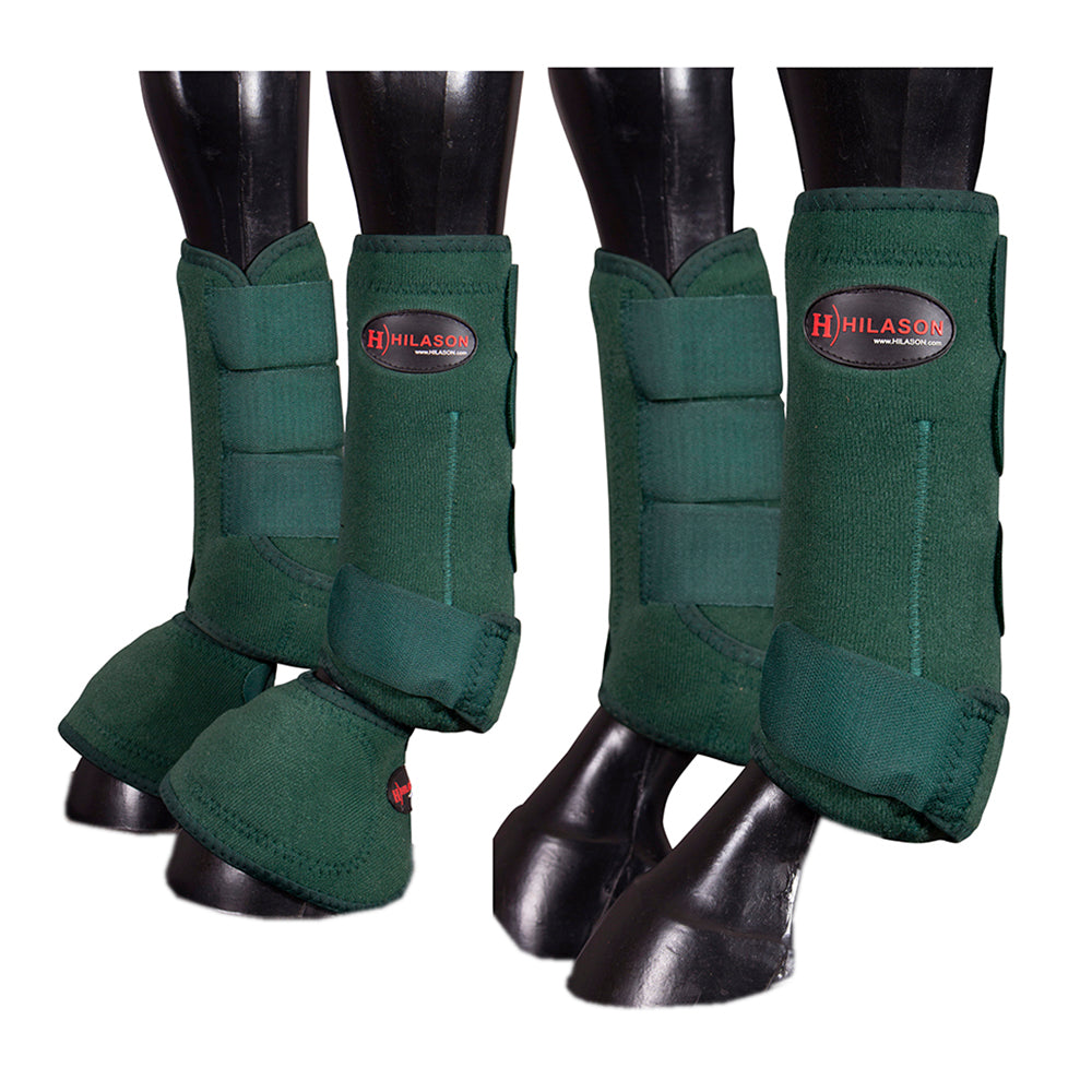 HILASON L M S Horse Front Rear Hind Leg Sport Boots &amp; Bell 6 Pack | Jumping