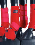 HILASON L M S Horse Front Rear Hind Leg Sport Boots & Bell Boots 6 Pack