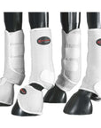 HILASON L M S Horse Front Rear Hind Leg Sport Boots & Bell 6 Pack | Jumping