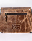 American Darling Crossbody Hair on Genuine Leather Women Bag Western Handbag Purse