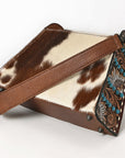 American Darling Small Crossbody Beautifully Hair on Leather women bag
