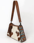 American Darling Small Crossbody Beautifully Hair on Leather women bag
