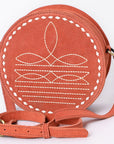 American Darling Canteen Genuine Suede Leather women bag western handbag purse
