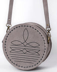American Darling Canteen Genuine Suede Leather women bag western handbag purse