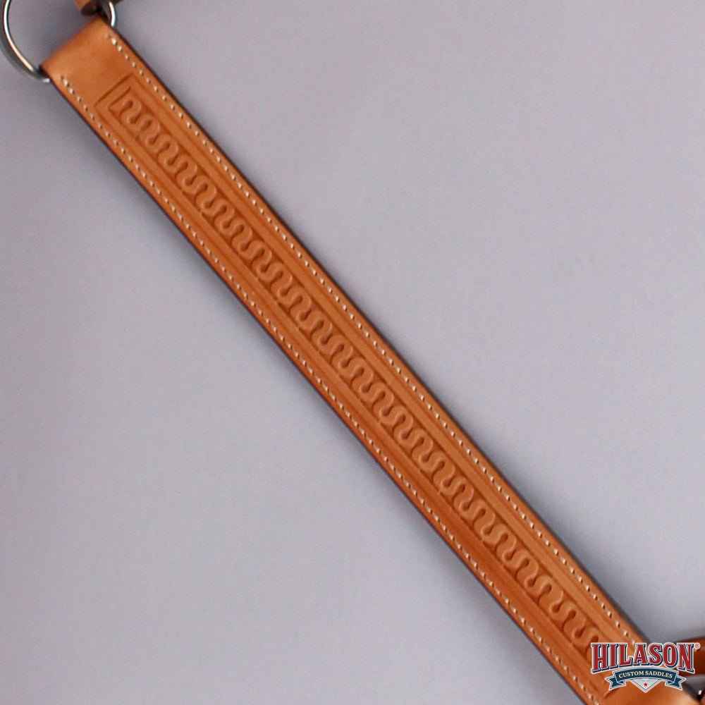 HILASON Western Genuine American Leather Horse Headstall &amp; Breast Collar Set Tan