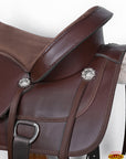 Western Flex Tree Saddle With Durable Weather Resistant Exterior For Trail Riding