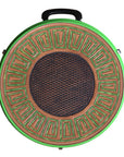 Hilason Medium 4 Ropes Capacity Rope can High Quality Plastic Neon Lime