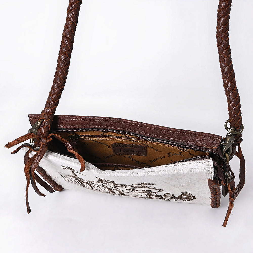 American Darling crossbody Hair-On Genuine Leather Women Bag Western Handbag Purse