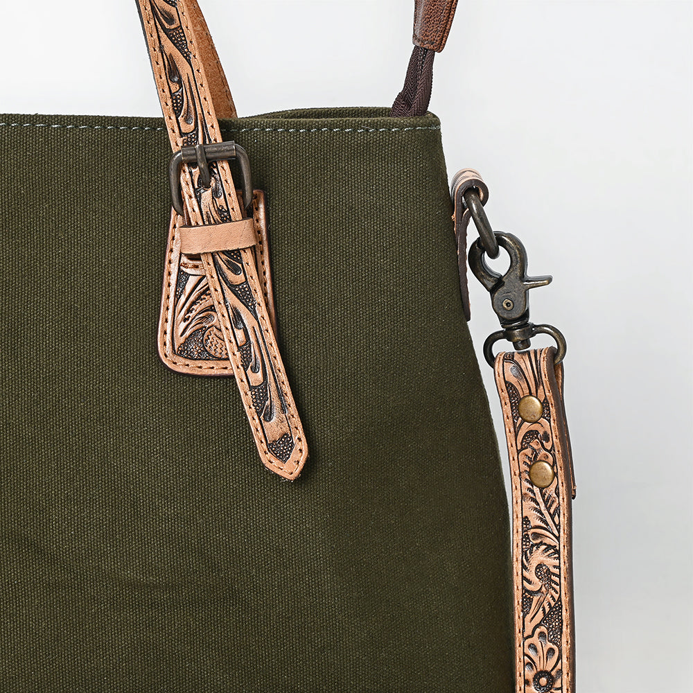 American Darling Tote Hand Tooled Saddle Blanket Genuine Leather Women Bag Western Handbag Purse