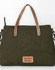 American Darling Tote Hand Tooled Saddle Blanket Genuine Leather Women Bag Western Handbag Purse