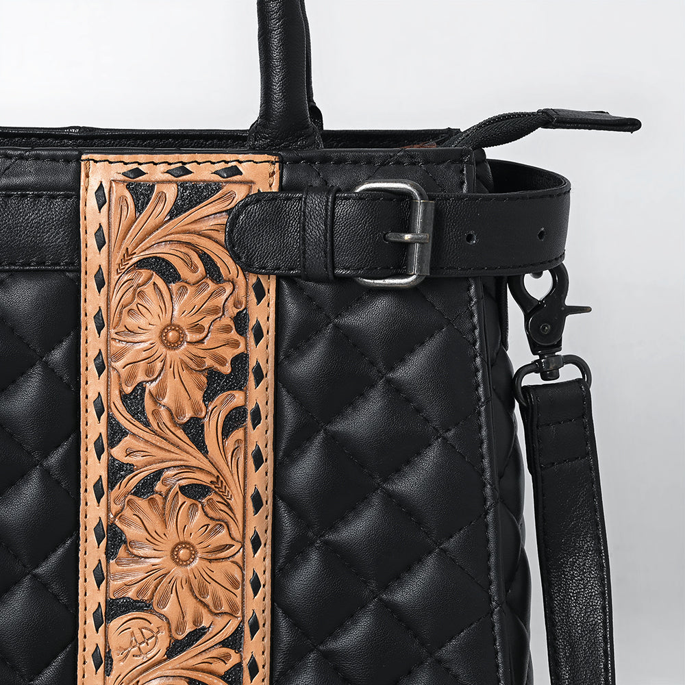 American Darling Tote Hand Tooled Genuine Leather Women Bag Western Handbag Purs