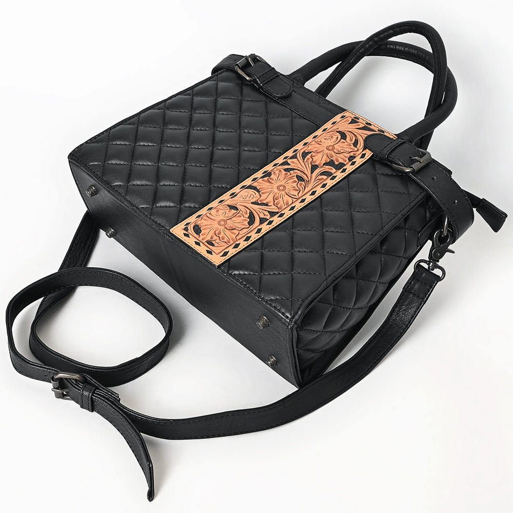 American Darling Tote Hand Tooled Genuine Leather Women Bag Western Handbag Purs
