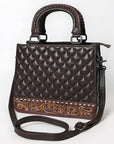American Darling Crossbody Hand Tooled Genuine Leather Women Bag Western Handbag Purse