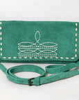 American Darling Western Small Cross Body Genuine Leather Handbag Purse Wallet Bag For Women Girls
