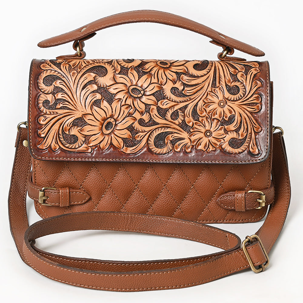American Darling Small Crossbody Hand Tool Genuine Leather Women Bag Western Handbag Purse