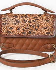 American Darling Small Crossbody Hand Tool Genuine Leather Women Bag Western Handbag Purse
