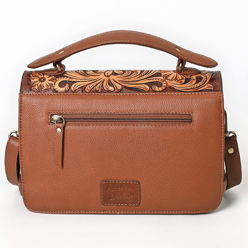 American Darling Small Crossbody Hand Tool Genuine Leather Women Bag Western Handbag Purse