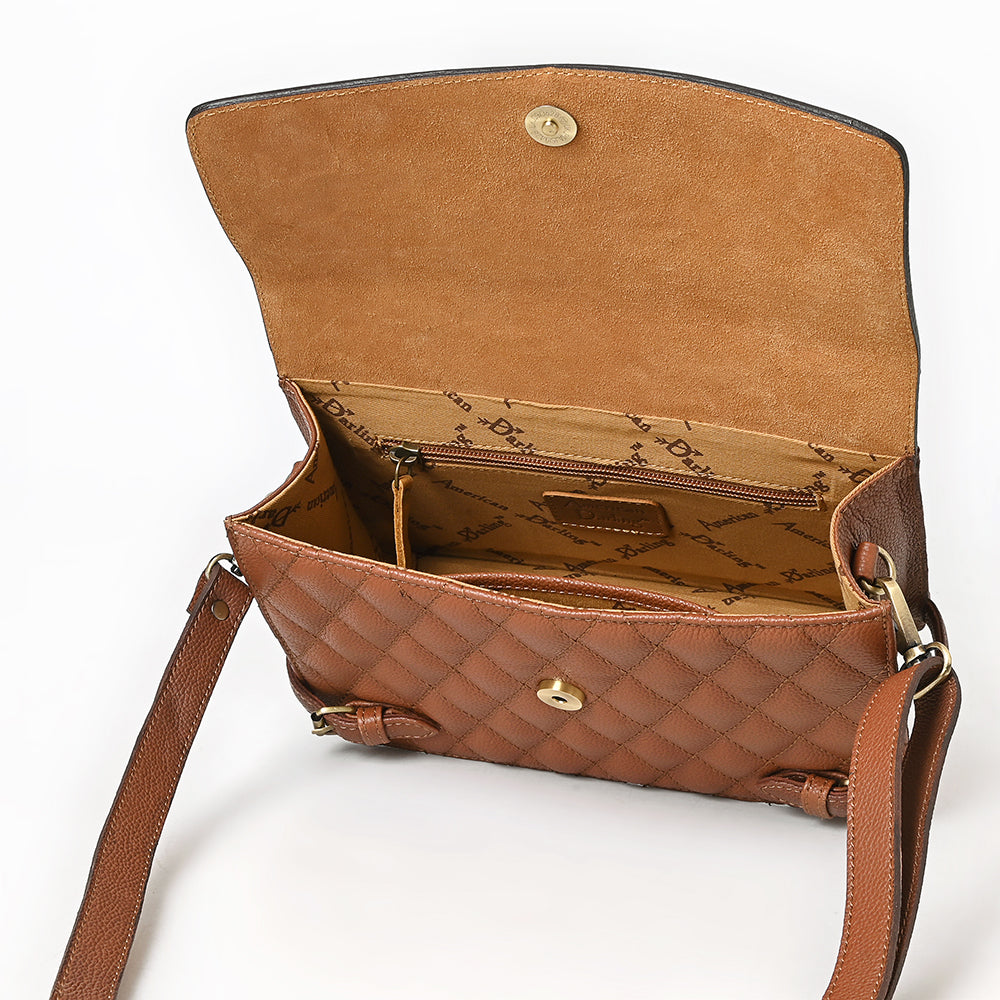 American Darling Small Crossbody Hand Tool Genuine Leather Women Bag Western Handbag Purse