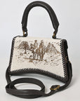 American Darling Crossbody Hair-On Genuine Leather Women Bag Western Handbag Purse