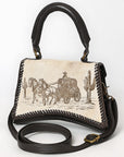 American Darling Crossbody Hair-On Genuine Leather Women Bag Western Handbag Purse