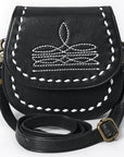 American Darling Crossbody Hand Tooled Genuine Leather women bag western handbag purse