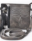 American Darling Crossbody Hair-On Genuine Leather Women Bag Western Handbag Purse