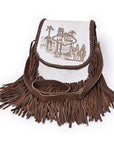 American Darling Crossbody Hair-on Genuine Leather women bag western handbag purse