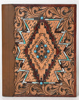 American Darling Hand Tooled Genuine Leather Portfolio bag