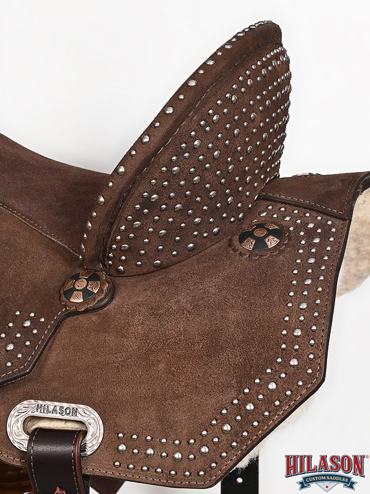 Western Barrel Saddle With Flex Tree For Trail Riding