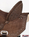 Western Barrel Saddle With Flex Tree For Trail Riding