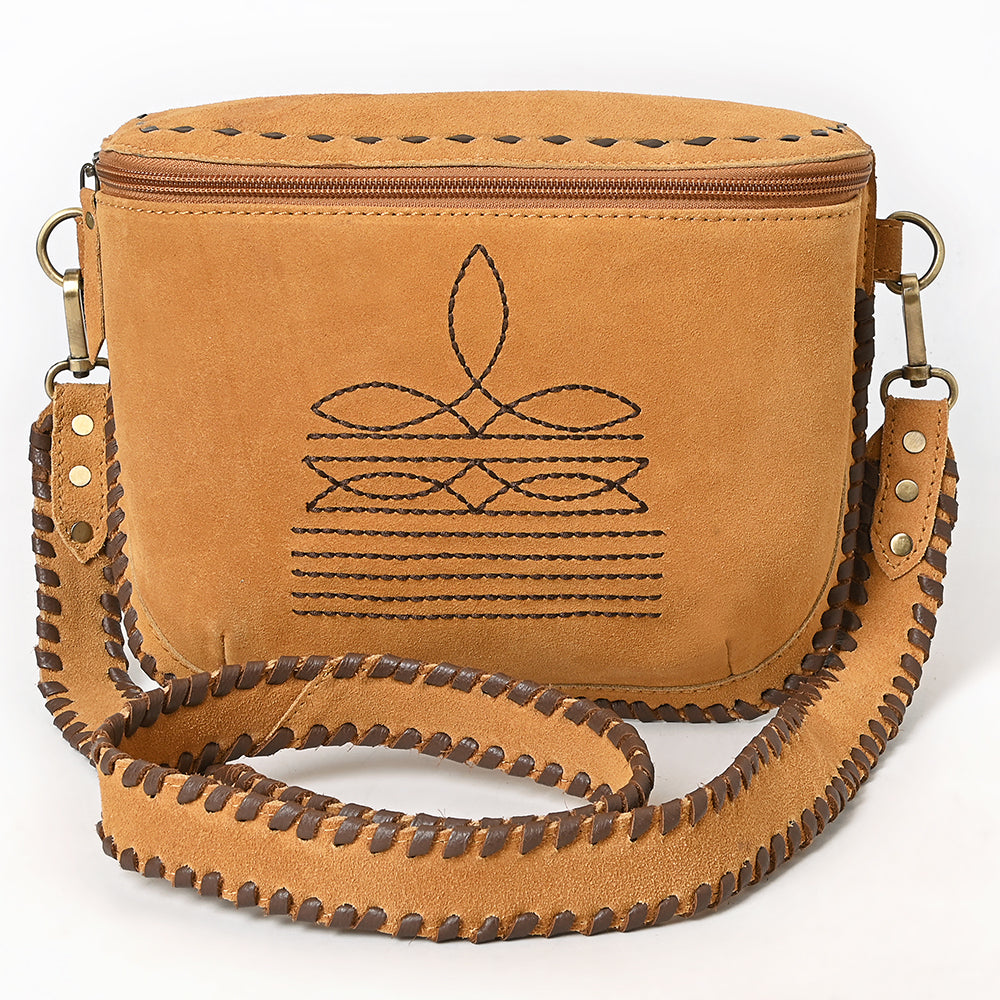American Darling Crossbody Genuine Suede Leather Women Bag Western Handbag Purse
