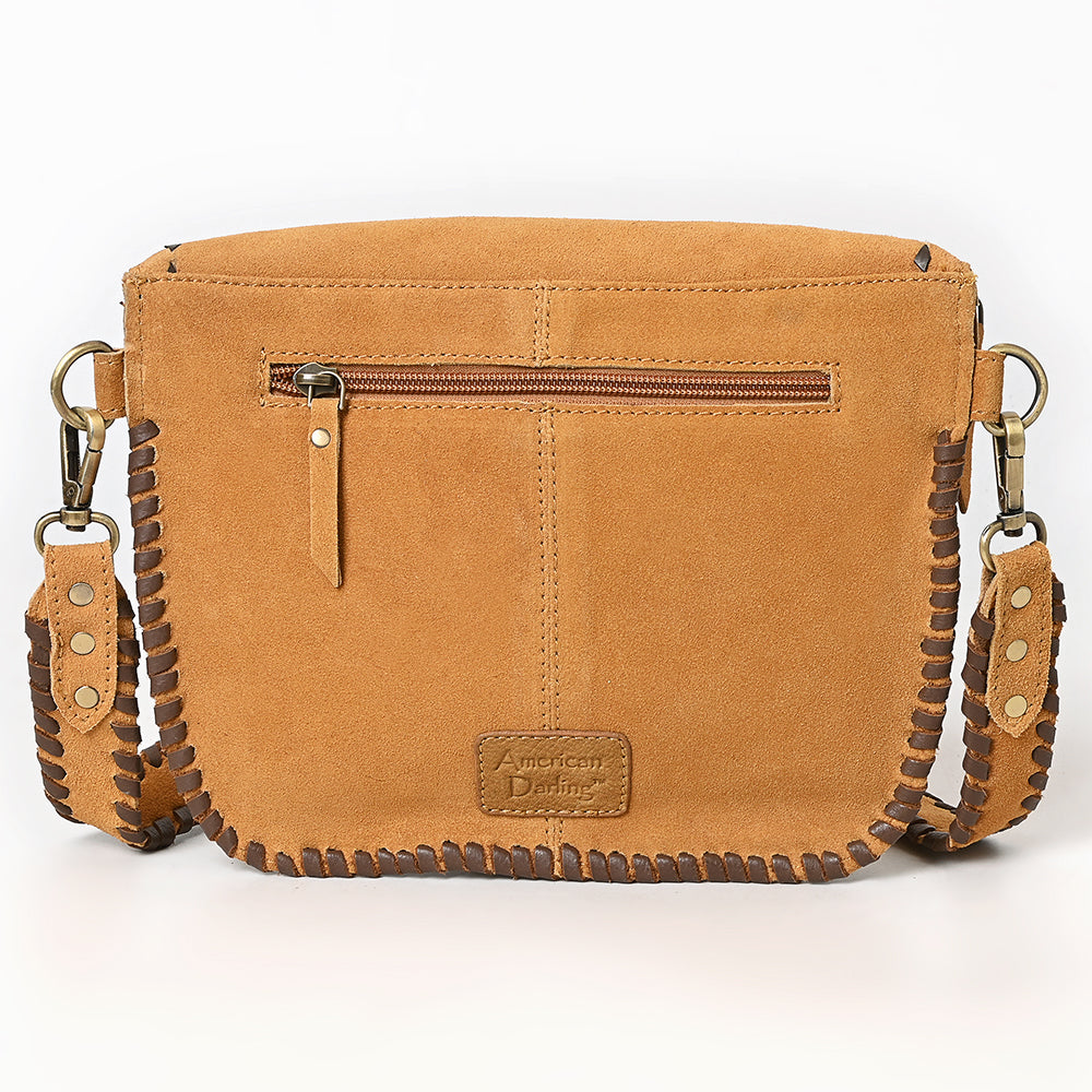 American Darling Crossbody Genuine Suede Leather Women Bag Western Handbag Purse