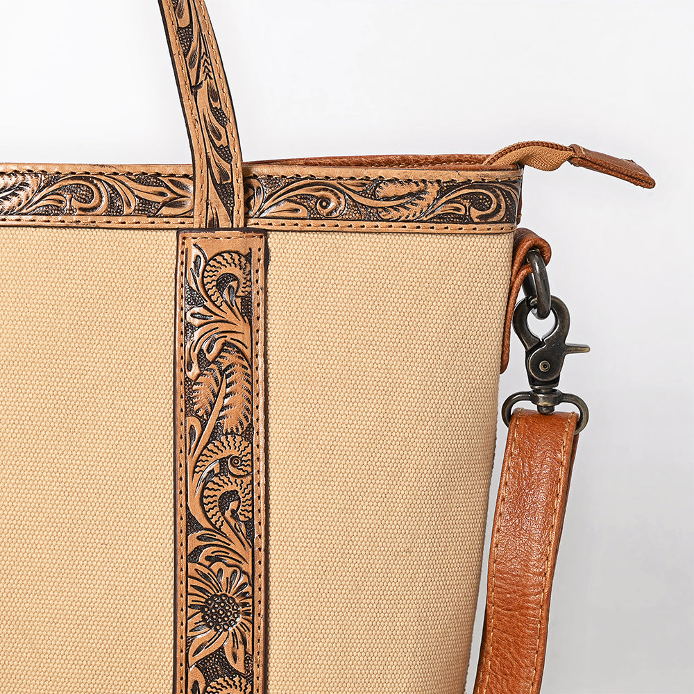 American Darling Tote Hand Tooled Saddle Blanket Genuine Leather Women Bag Western Handbag Purse