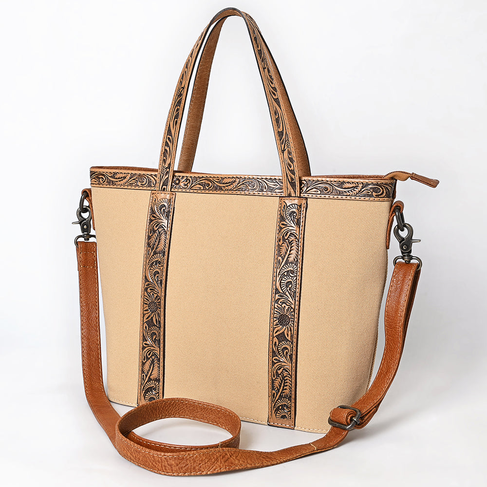 American Darling Tote Hand Tooled Saddle Blanket Genuine Leather Women Bag Western Handbag Purse