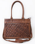 American Darling Tote Beautifully Basketweave toloed Leather women bag