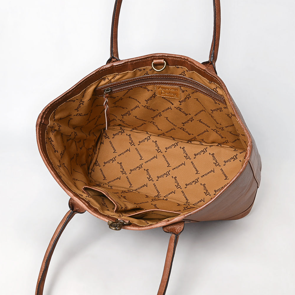 American Darling Tote Genuine Leather Women Bag Western Handbag Purse