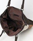 OHLAY Tote Hair On Upcycled Canvas  Genuine Leather Women Bag Western Handbag Purse