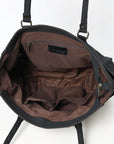 OHLAY Tote Hair On Upcycled Canvas  Genuine Leather Women Bag Western Handbag Purse