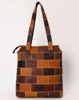 OHLAY OHZX120 Tote Genuine Leather Women Bag Western Handbag Purse